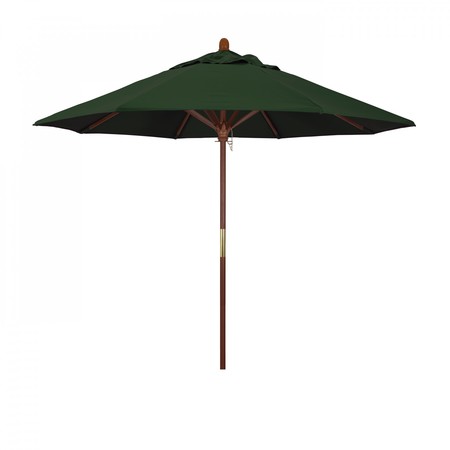 CALIFORNIA UMBRELLA Patio Umbrella, Octagon, 97.5" H, Pacifica Fabric, Hunter Green 194061037294