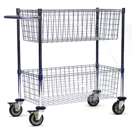 TECHNIBILT Supply Cart, 2 Baskets, 18x42x40 MC24.2