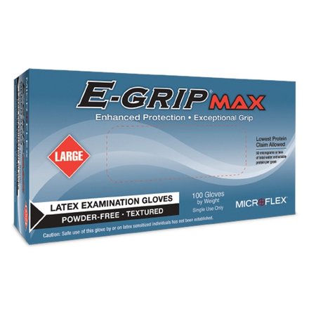 ANSELL Latex Exam Gloves, Latex, Powder-Free, XL, Beige MFXL924