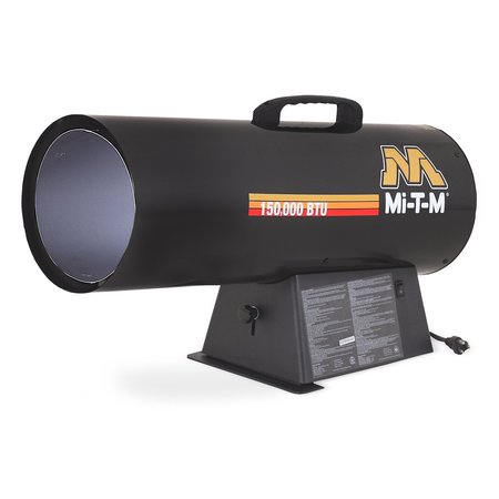 MI-T-M Propane Forced Air, Portable Heater, Liquid Propane, 150,000 BtuH MH-0150-NM10