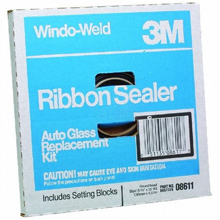 3M Window-Weld Round Ribbon Sealer, 5/16"X15' MMM8611