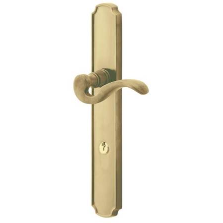 BALDWIN ESTATE Keyed Entry Keyed Entry Satin Brass with Brown MP002.060.ACT1X