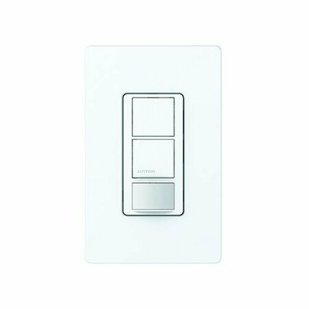 Lutron Dual Circuit Switch, Partial-On, White MS-PPS6-DDV-WH