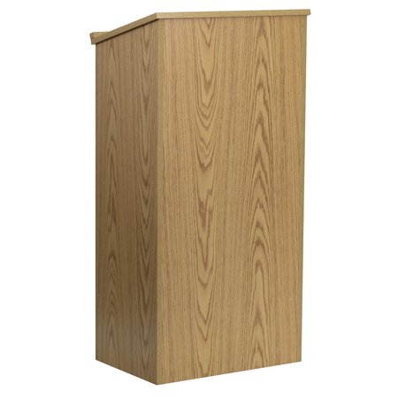 Flash Furniture Stand Up Lectern, Oak MT-M8830-LECT-OAK-GG