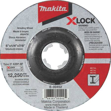 Makita X-LOCK 5x1/4x 7/8" General Purpose E-00452