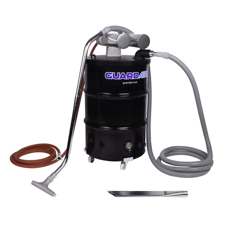 GUARDAIR Vacuum Kit, w/1-1/2" Hose, 55 gal., 110 cfm, Standard 163 cfm N552BCX