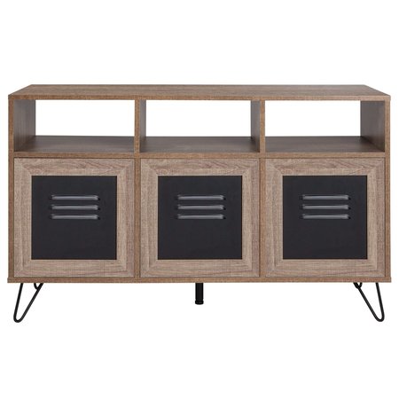 Flash Furniture Rustic Console Cabinet, Woodridge, 44"W NAN-JN-21804CT-3-GG