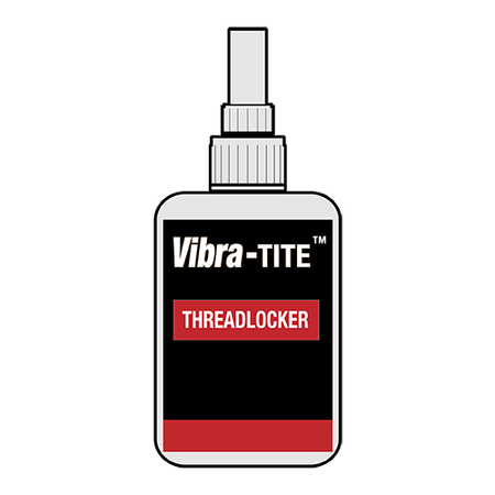 ZORO SELECT Threadlocker, Red, Permanent, Small Screw Liquid, 10 mL Bottle, Pack 5 2024010