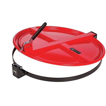 PIG Pig Latching Drum Lid For 55 Gallon Drum, Red NPGDRM659-RD