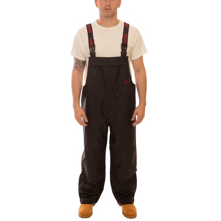 TINGLEY Overall, Breathable Waterproof, S, Black O24113