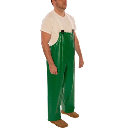 Tingley Safeyflex Flame Resistant Rain Bib Overall, Green, S O41008