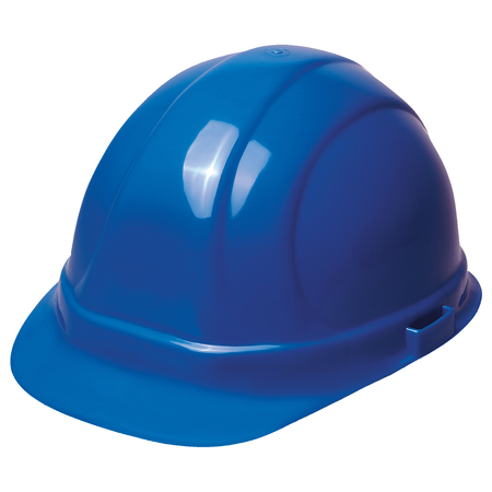 ERB SAFETY Front Brim Hard Hat, Type 1, Class E, Pinlock (6-Point), Blue 19136