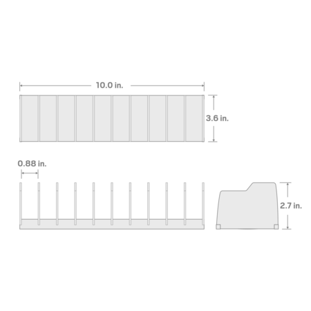 Tekton Pliers Organizer Rack, 10-Slot ORG41210