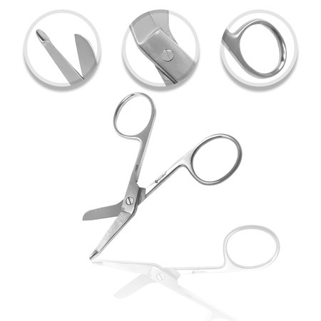 CYNAMED O.R. Grade Lister Bandage Scissors, 3.5" CYZR-0461