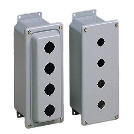 NVENT HOFFMAN Pushbutton Enclosure, 4.50 in. H, Steel ED1PB1