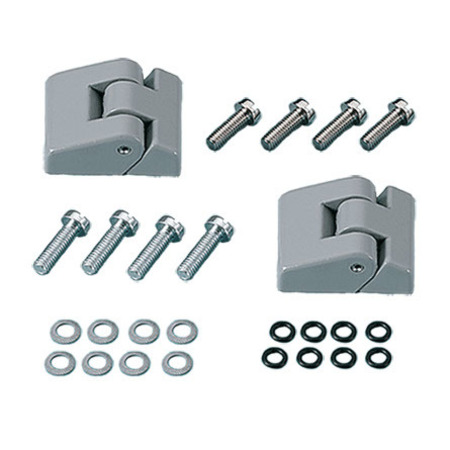 NVENT HOFFMAN Hinge Kit, fits cast aluminum, Aluminum CCAHK