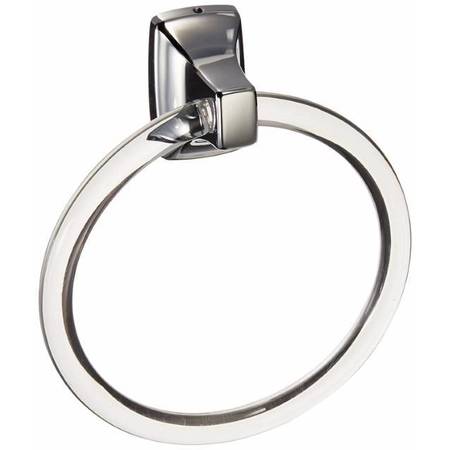 Moen Contemporary Towel Ring with Clear Ring Bright Chrome P5500