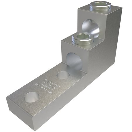 ILSCO Aluminum Panelboard Lug, onductor Range PB2-600-2N-EC