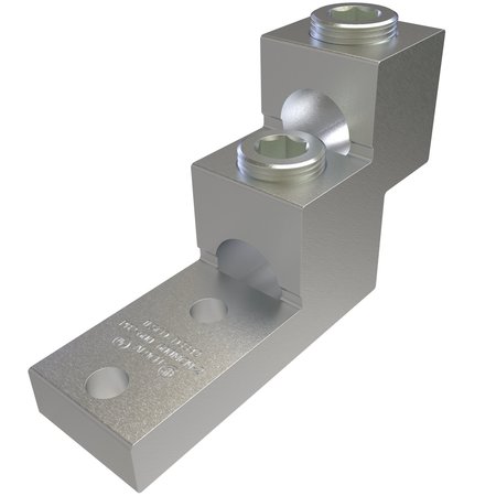 ILSCO Aluminum Panelboard Lug, onductor 600-2 PB2-600-EC