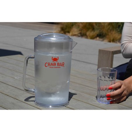 Cambro Pitcher, 64 oz., Polycarbonate Clear includes Lid PK6 CAPC64CW135