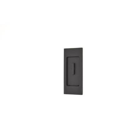 BALDWIN ESTATE Small Santa Monica Satin Black Sliding Door Locks Satin Black PD006.190.KT