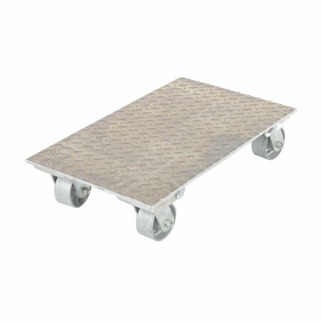 VESTIL Aluminum Plate Dolly With Steel Wheels PDA-1627-C-S