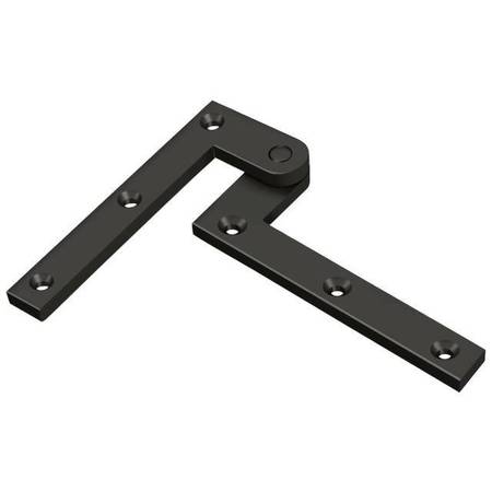 DELTANA Oil Rubbed Bronze Door and Butt Hinge PH40U10B