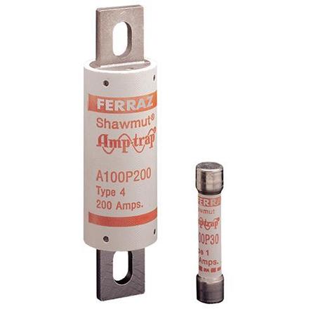 MERSEN Semiconductor Fuse, A100P Series, 400A, Fast-Acting, 1000V AC, Bolt-On A100P400-4