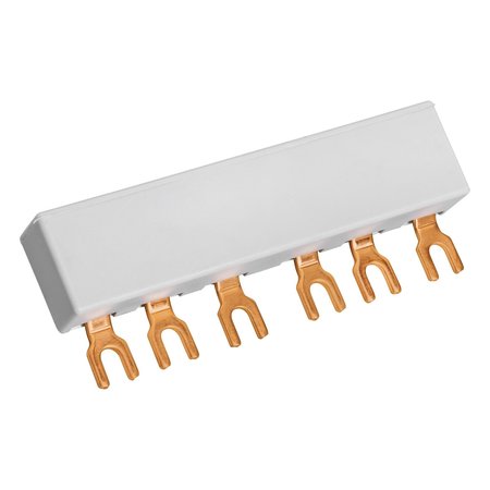 MERSEN Busbar Connector, 30A Amp Range, 600V AC/DC Volt Rating, 3 Poles, Pressure Plate USFMBB2