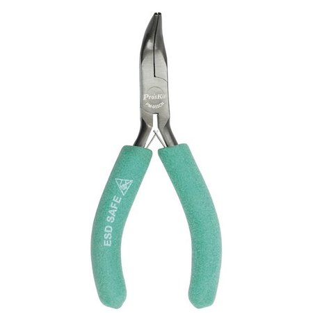 PROSKIT ESD Safe Cushion Grip Bent Nosed Pliers PM-055CN