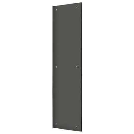 DELTANA Push Plate 3-1/2" X 15" Oil Rubbed Bronze PP3515U10B