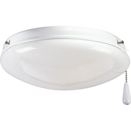 PROGRESS LIGHTING Fan Light Kit, Two-Light Indoor/Outdoor P2611-30WB