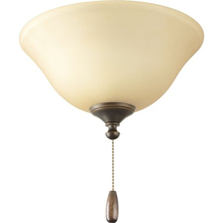 PROGRESS LIGHTING Antique Bronze Three-Light Fan Kit P2612-20TWB