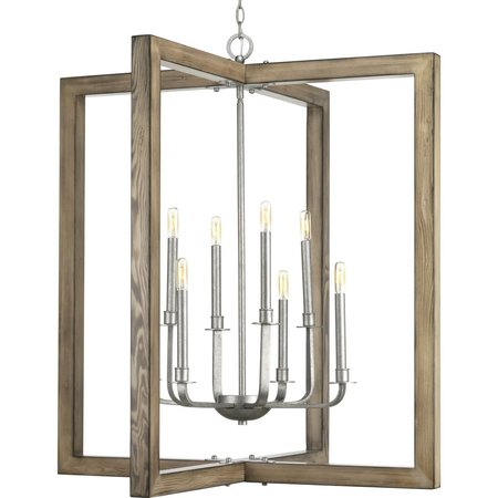 PROGRESS LIGHTING Turnbury Eight-Light Chandelier P4763-141