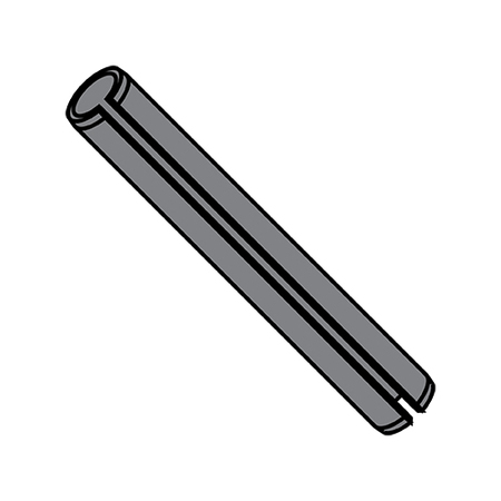 ZORO SELECT 1/16X1/4 PIN SPRING SLOTTED PLAIN 06204PS