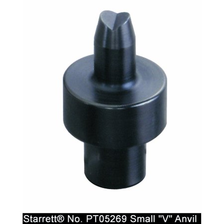 STARRETT Hardness Tester Anvil, Small V PT05269