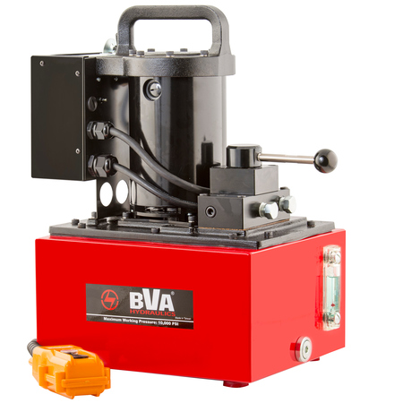 BVA HYDRAULICS E-Pump, 2.5 Gal. Lightweight, 4W/3P Contro PU55M4N025B