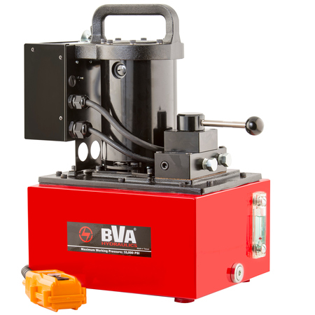 Bva Hydraulics E-Pump, 2.5 Gal. Lightweight, 4W/3P Contro PU55M4N025B