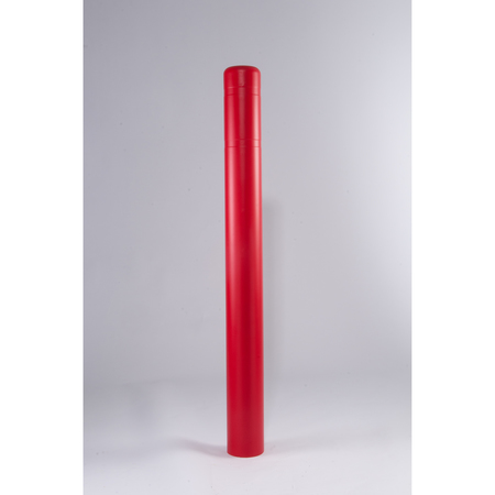 POST GUARD Post Sleeve, 4.5" Dia, 52" H, Red/Red CL1385RDR
