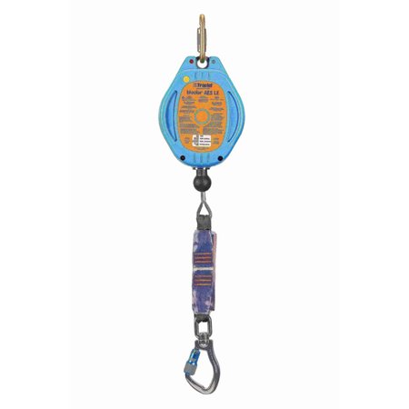 TRACTEL Self Retracting Lifeline, 30 ft., Blue RA30G/LE