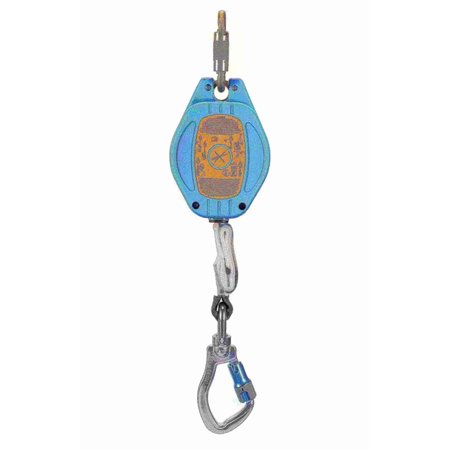 Tractel Self Retracting Lifeline, 20 ft., Blue RT20WC8