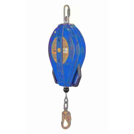 Tractel Self Retracting Lifeline, 100 ft., Blue RT100S