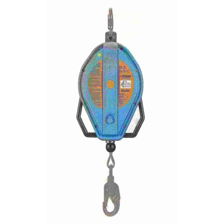 TRACTEL Self Retracting Lifeline, 50 ft., Blue RT50S