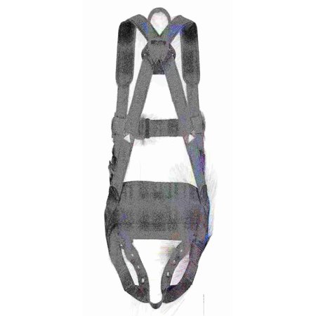 Tractel Versafit Full Body Harness, Back & Side D-Rings, Belt, L Size EBD95L