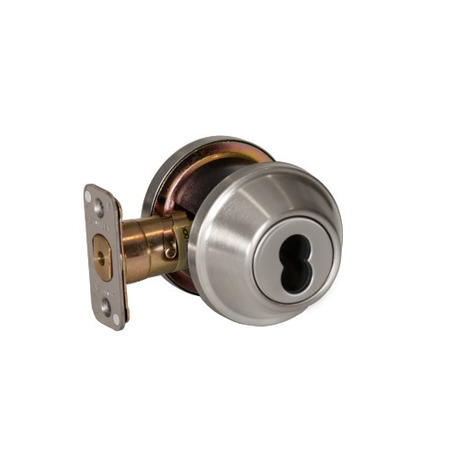 STANLEY QGD280 Deadbolt, Single SFIC Cyl, Satin Chrome QGD281626AL