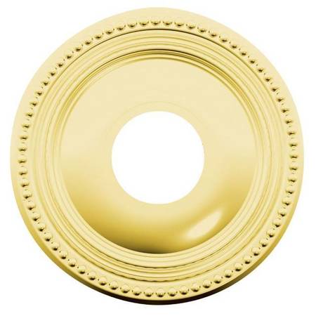 BALDWIN ESTATE Passage Rosettes Unlacquered Brass R008.031.PS