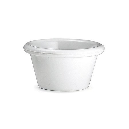 TABLECRAFT Plain Ramekin, Melamine, White, 3 OZ RAM3W