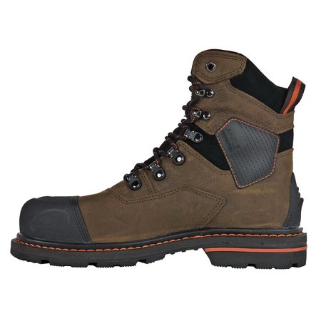 Hoss Boot Co Hoss Mens Range Brown Soft Toe Hiker 61172