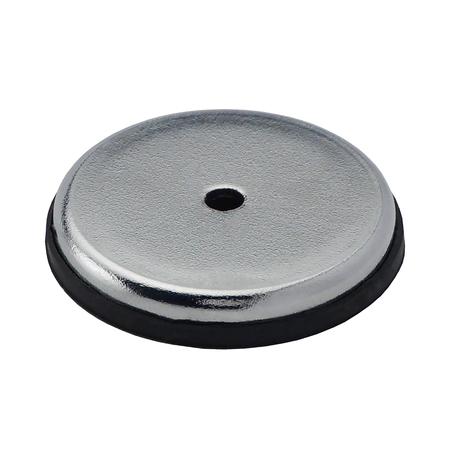 MAGNET SOURCE NeoGrip Round Base Magnet, 2.65" Dia. RB70PG-NEOBX
