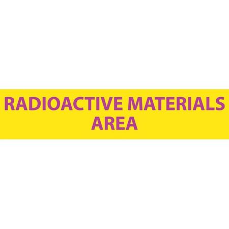 NMC Radiation Insert Radioactive Materials A, 1-3/4 in Height, 8 in Width, Polycarbonate RI25